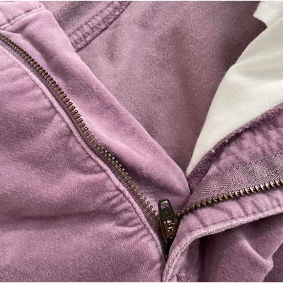 Talbots High Waist Straight Leg Corduroy Pants in light purple - Picture 5 of 11